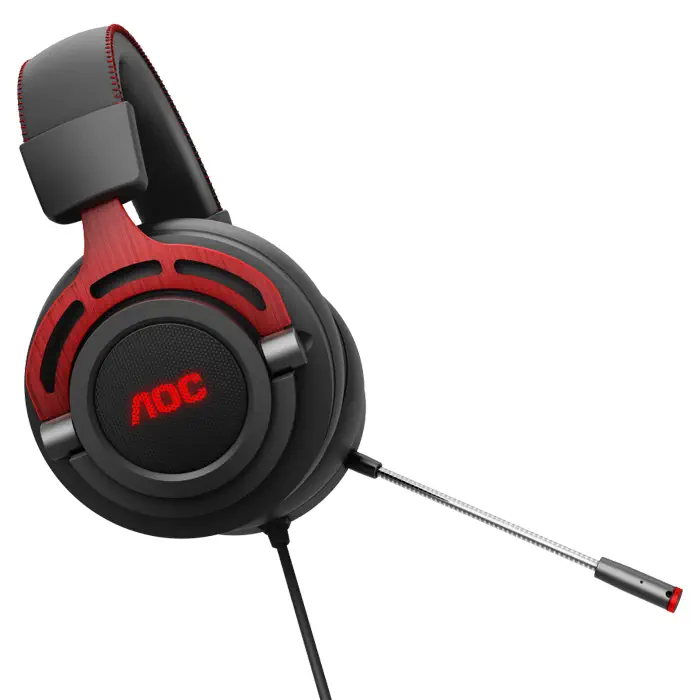 AOC GH300 7.1 Surround RGB Mikrofonlu Siyah Kablolu Gaming (Oyuncu) Kulaklık