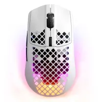 SteelSeries Aerox 3 Wireless 2022 Edition SSM62608 Snow 18000 CPI 6 Tuş RGB Optik Kablosuz Gaming (Oyuncu) Mouse