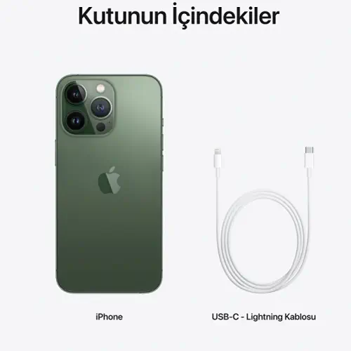 iPhone 13 Pro 256GB MNE33TU/A Köknar Yeşili Cep Telefonu - Apple Türkiye Garantili