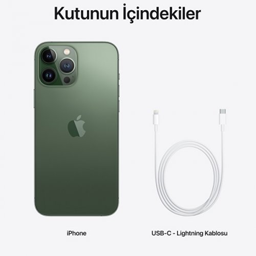 iPhone 13 Pro Max 128GB MNCY3TU/A Köknar Yeşili Cep Telefonu - Apple Türkiye Garantili