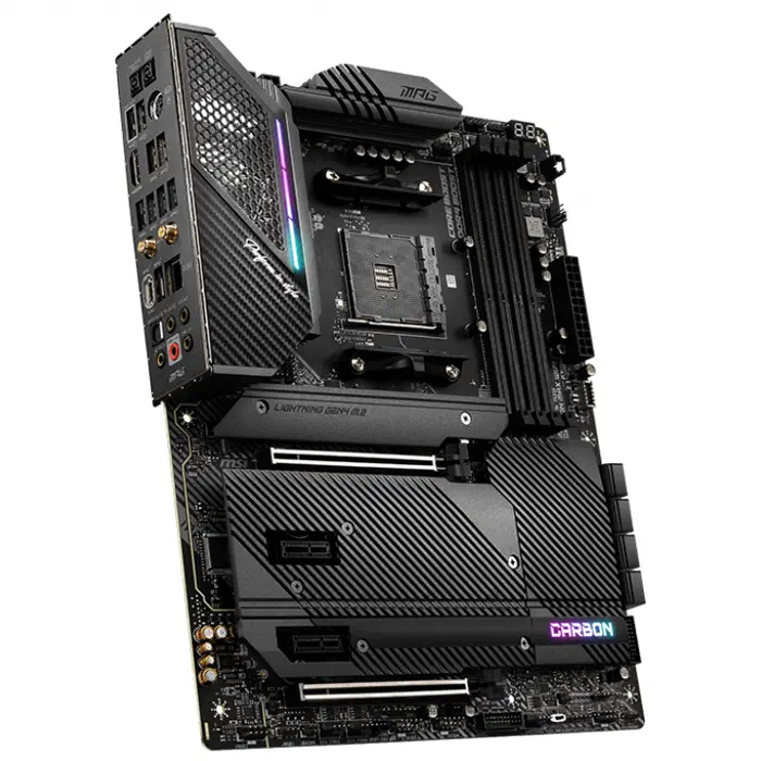 MSI MPG X570S CARBON MAX WIFI AMD X570 Soket AM4 DDR4 5300(OC)MHz ATX Gaming (Oyuncu) Anakart