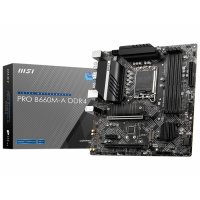 MSI PRO B660M-A DDR4 Intel B660 Soket 1700 DDR4 4800(OC)MHz mATX Gaming (Oyuncu) Anakart