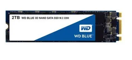 WD Blue WDS200T2B0B 3D NAND SATA3 2TB 560/530Mb/s M.2 2280 SSD Disk