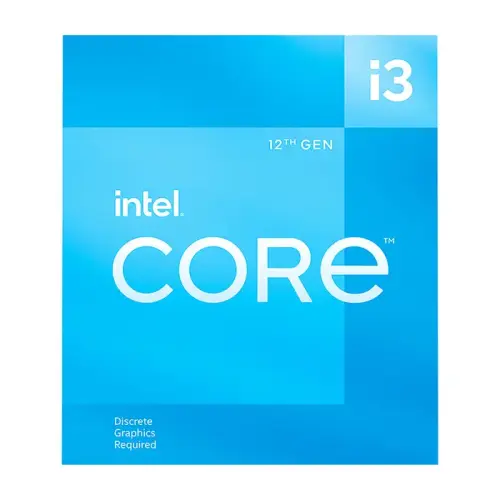 Intel Core i3-12100F 3.30GHz 4 Çekirdek 12MB L3 Önbellek Soket 1700 Box İşlemci