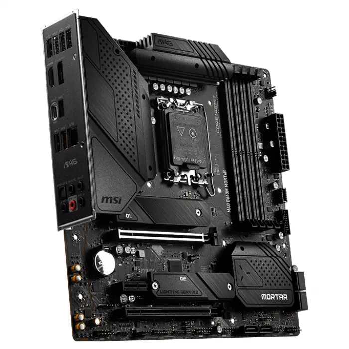 MSI MAG B660M MORTAR Intel B660 Soket 1700 DDR5 6200(OC)MHz mATX Gaming (Oyuncu) Anakart