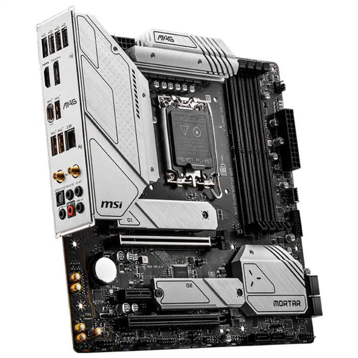 MSI MAG B660M MORTAR WIFI Intel B660 Soket 1700 DDR5 6200(OC)MHz mATX Gaming (Oyuncu) Anakart
