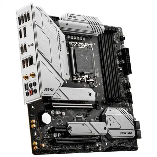 MSI MAG B660M MORTAR WIFI Intel B660 Soket 1700 DDR5 6200(OC)MHz mATX Gaming (Oyuncu) Anakart