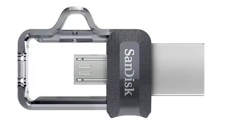 Sandisk Ultra Dual Drive SDDD3-128G-G46 128GB USB 3.0 Flash Bellek