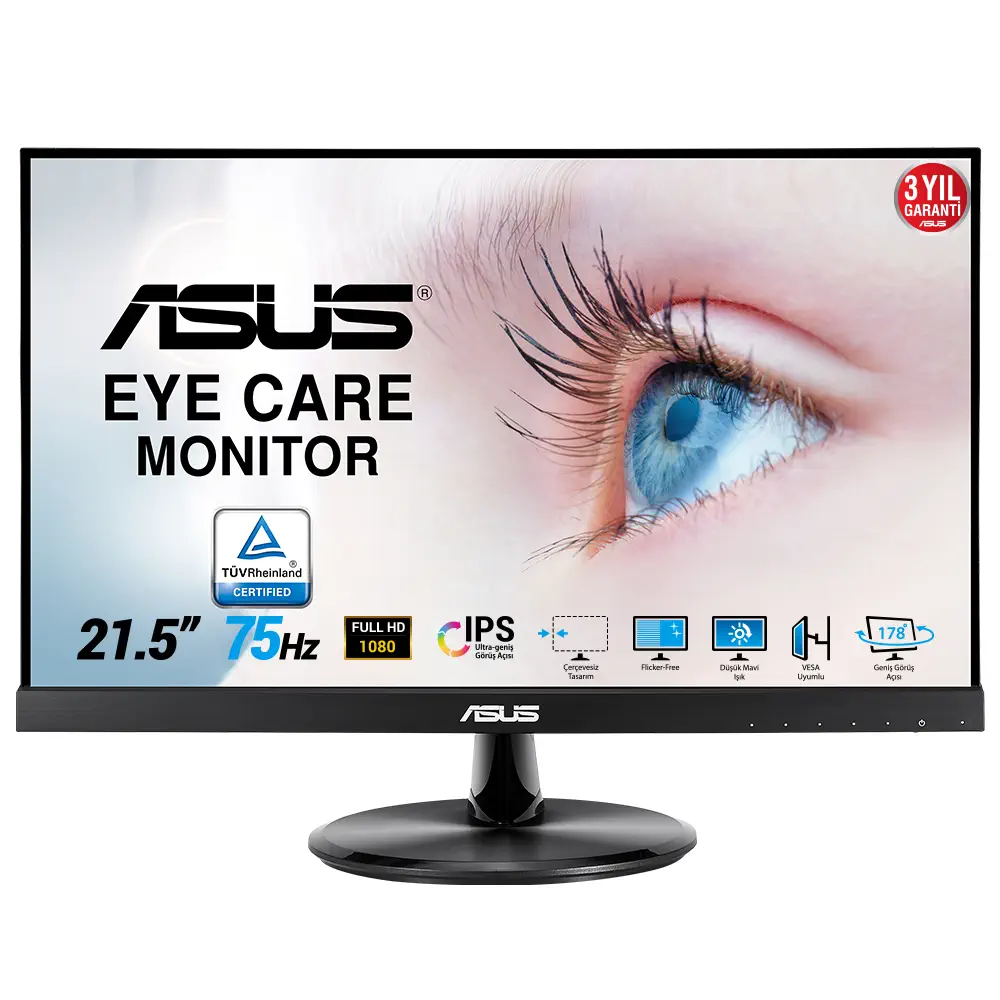 Asus VP229HE 21.5″ 5ms 75Hz FreeSync IPS Full HD Monitör