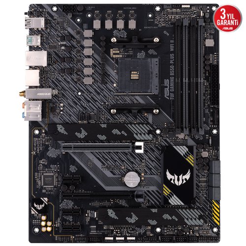 Asus TUF Gaming B550-Plus WIFI II AMD B550 Soket AM4 DDR4 4866(OC)MHz ATX Gaming (Oyuncu) Anakart