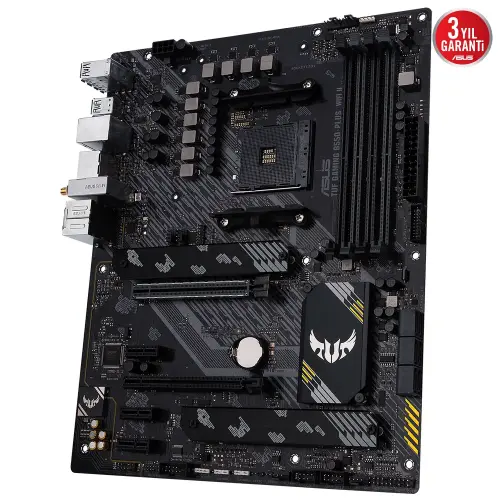 Asus TUF Gaming B550-Plus WIFI II AMD B550 Soket AM4 DDR4 4866(OC)MHz ATX Gaming (Oyuncu) Anakart