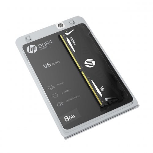 HP 7EH67AA 8GB (1x8GB) DDR4 3200Mhz CL16 Black Soğutuculu Gaming RAM (Bellek)