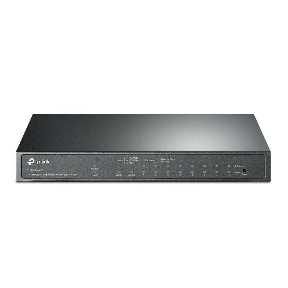 TP-Link TL-SG1210MPE 10 Port 10/100/1000 Mbps PoE Yönetilebilir Switch