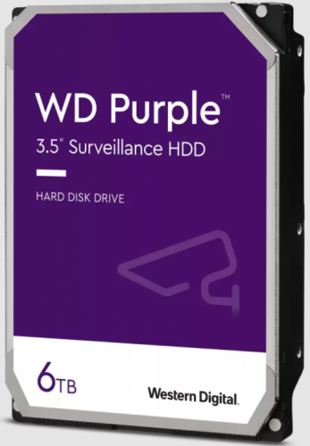 WD Purple WD63PURZ 6TB 3.5″ 5400RPM 256MB SATA 6GB/s 7x24 Güvenlik Diski