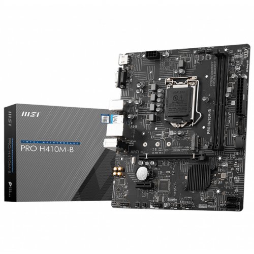 MSI PRO H410M-B Intel H410 Soket 1200 DDR4 2933MHz mATX Gaming (Oyuncu) Anakart