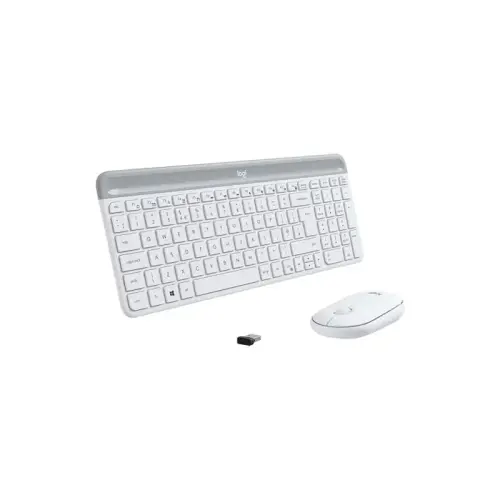 Logitech MK470 Q TR USB Beyaz Kablosuz Klavye Mouse Set - 920-009436