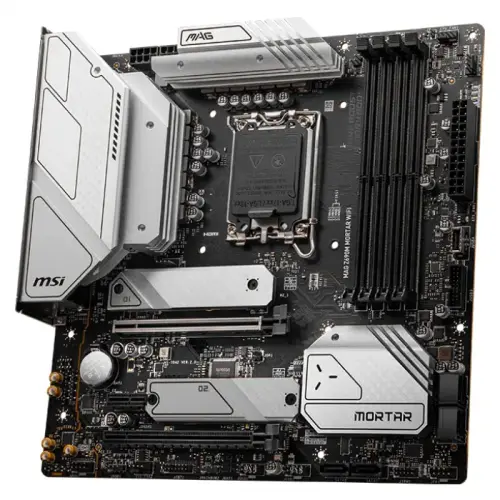 MSI MAG Z690M MORTAR WIFI Intel Z690 Soket 1700 DDR5 6200(OC)MHz mATX Gaming (Oyuncu) Anakart