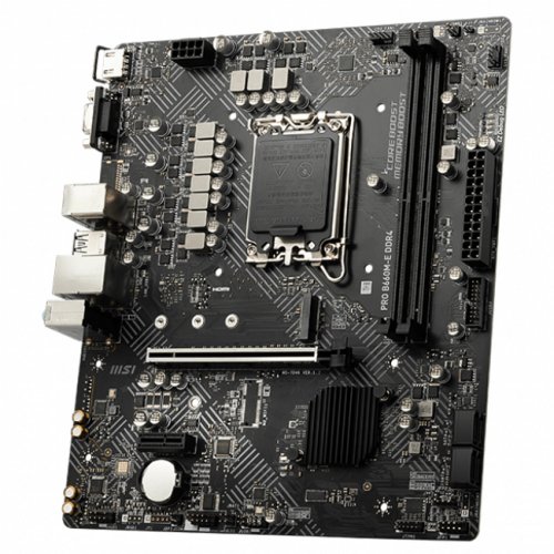 MSI PRO B660M-E DDR4 Intel B660 Soket 1700 DDR4 4600(OC)MHz mATX Gaming (Oyuncu) Anakart