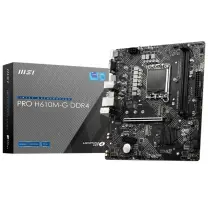 MSI PRO H610M-G DDR4 Intel H610 Soket 1700 DDR4 3200MHz mATX Gaming (Oyuncu) Anakart