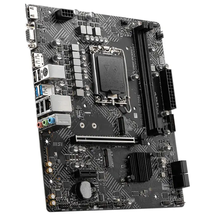 MSI PRO H610M-G DDR4 Intel H610 Soket 1700 DDR4 3200MHz mATX Gaming (Oyuncu) Anakart