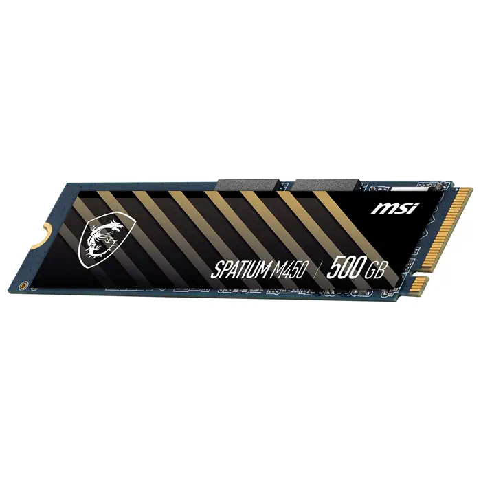 MSI Spatium M450 500GB 3600/2300MB/sn PCIe 4.0 NVMe M.2 SSD Disk