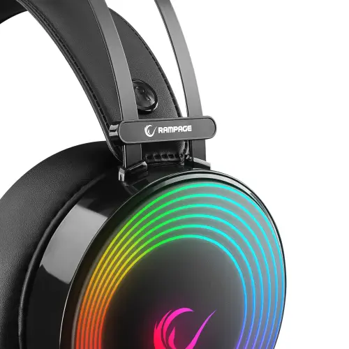 Rampage RM-K97 HELIX 7.1 Surround RGB Mikrofonlu Kablolu Gaming (Oyuncu) Kulaklık