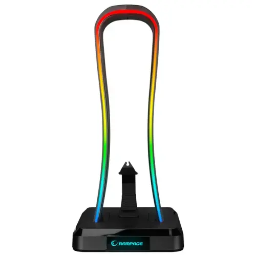 Rampage RM-H77 X-BASE 4xUSB Mouse Bungee RGB Gaming Kulaklık Standı