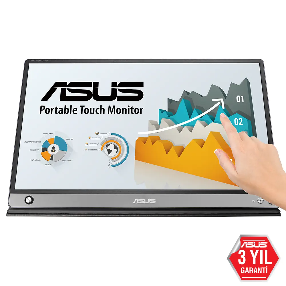 ASUS ZenScreen MB16AMT 15.6″ 5ms MicroHDMI Taşınabilir Full HD IPS Monitör