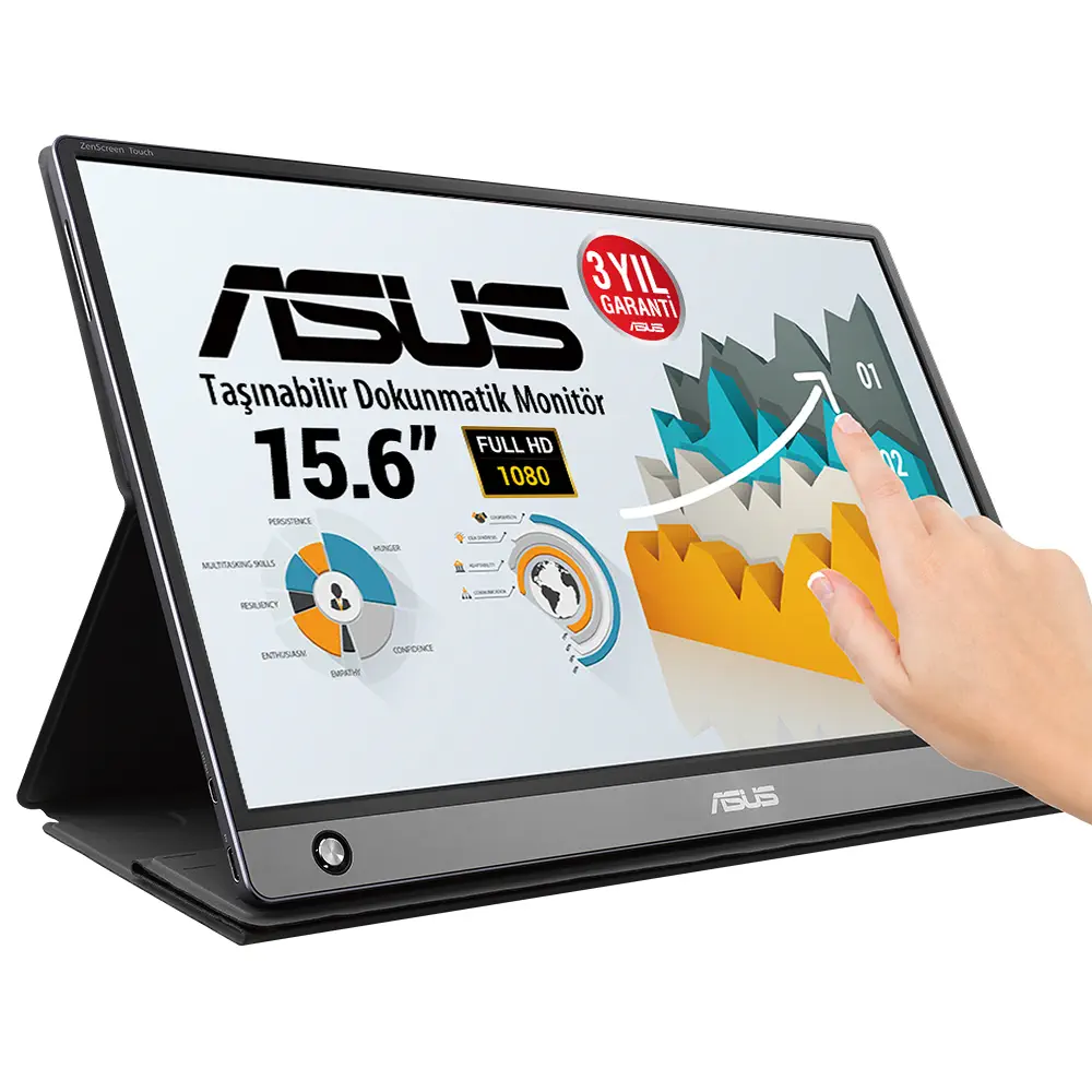 ASUS ZenScreen MB16AMT 15.6″ 5ms MicroHDMI Taşınabilir Full HD IPS Monitör