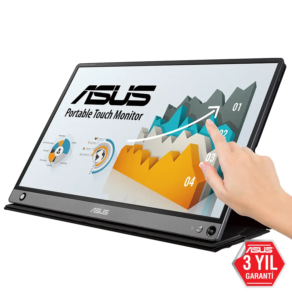 ASUS ZenScreen MB16AMT 15.6″ 5ms MicroHDMI Taşınabilir Full HD IPS Monitör