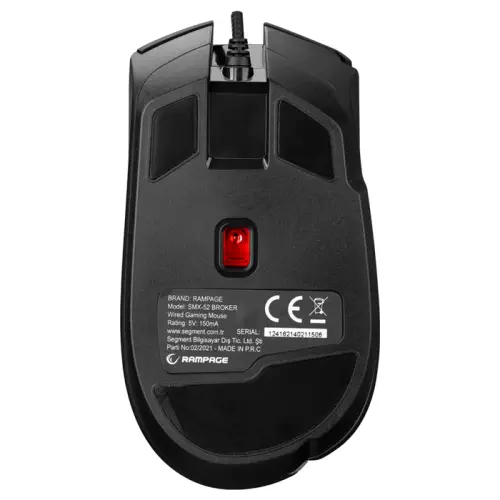 Rampage SMX-52 BROKER 7200 DPI 7 Tuş Optik RGB Kablolu Gaming (Oyuncu) Mouse