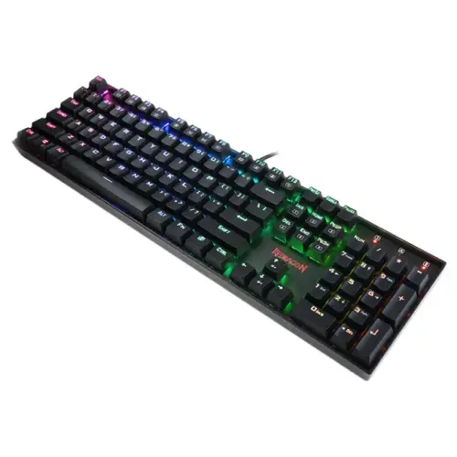 Redragon K551RGB-1 Vara Blue Switch RGB TR Q Mekanik Kablolu Gaming (Oyuncu) Klavye