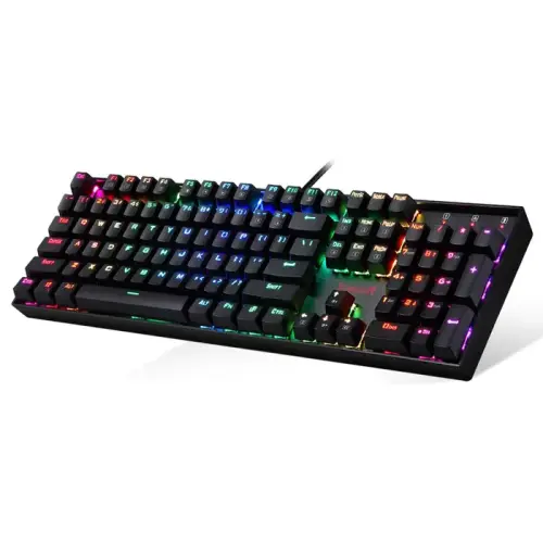 Redragon K551RGB-1 Vara Blue Switch RGB TR Q Mekanik Kablolu Gaming (Oyuncu) Klavye