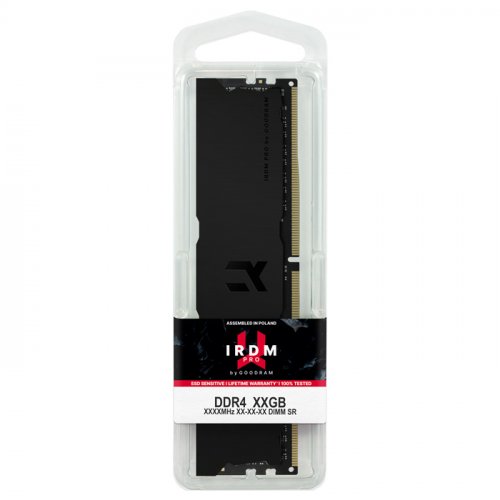 Goodram IRDM Pro Deep Black IRP-K3600D4V64L18S/8G 8GB (1x8GB) DDR4 3600MHz CL18 Siyah Gaming (Oyuncu) Ram