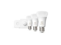 Philips HueWCA 9-75W Renkli Akıllı Başlangıç Seti 3`lü Akıllı Butonlu E27 Bluetooth Özellikli - 929002468803