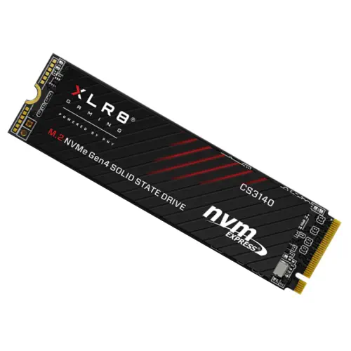PNY XLR8 CS3140 2TB 7500/6850MB/s NVMe PCIe Gen4x4 M.2 SSD Disk (M280CS3140-2TB-RB)