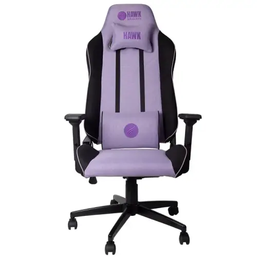 HAWK Fab Dream 3D Kolçak Kumaş Lila/Siyah Gaming (Oyuncu) Koltuğu