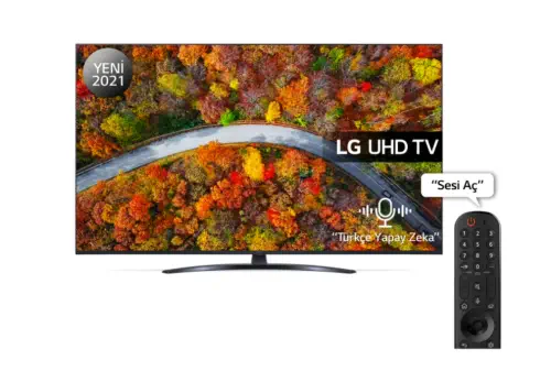 LG 70UP81006LA 70″ 177 Ekran 4K Ultra HD Uydu Alıcılı Smart LED TV