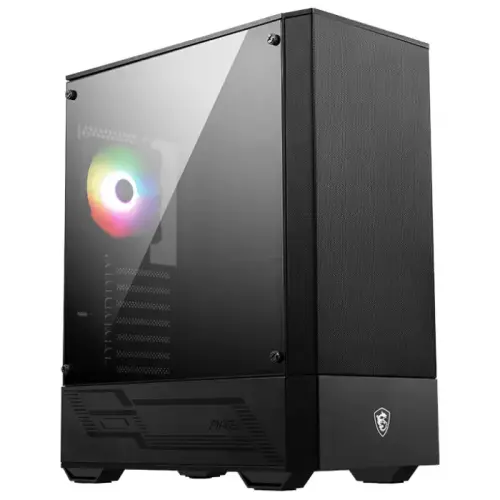 MSI MAG Forge 110R  1x120mm ARGB Fan USB 3.2 ATX Mid-Tower Gaming (Oyuncu) Kasa
