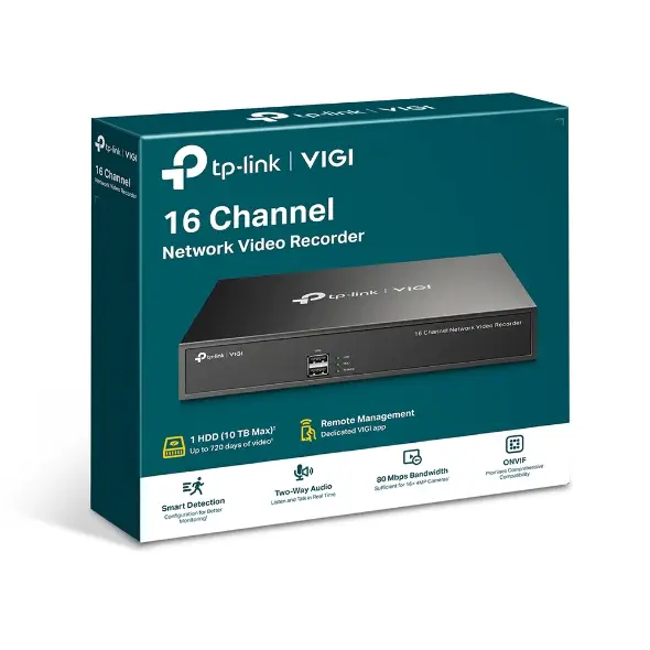 TP-Link VIGI NVR1016H 16 Kanal Kayıt Cihazı