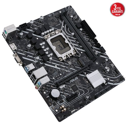 Asus Prime H610M-K D4 Intel H610 Soket 1700 DDR4 3200MHz mATX Gaming (Oyuncu) Anakart