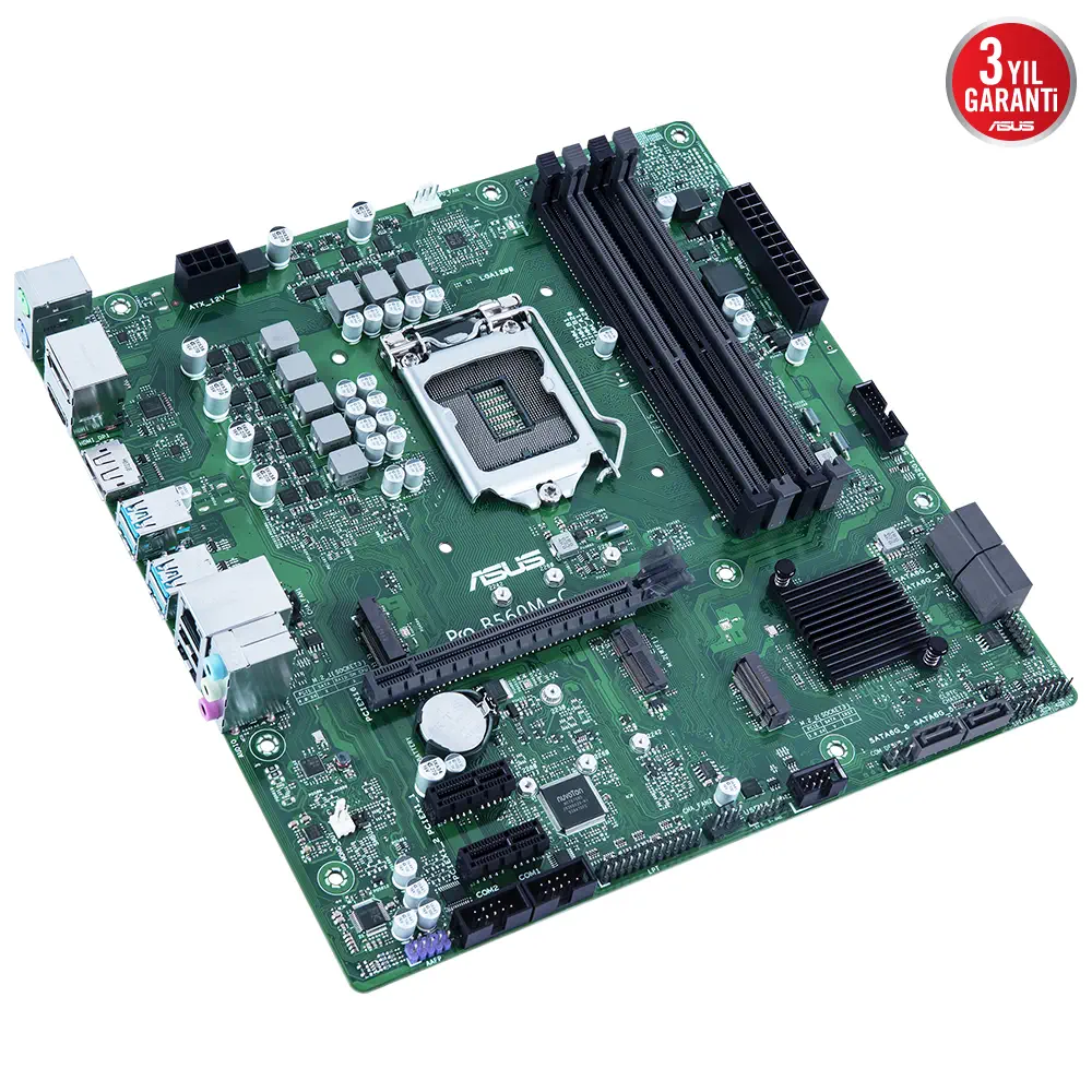 ASUS Pro B560M-C/CSM Intel B560 Soket 1200 DDR4 4600(OC)MHz mATX Anakart