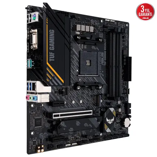 Asus TUF Gaming B550M-E AMD B550 Soket AM4 DDR4 4600(OC)MHz mATX Gaming (Oyuncu) Anakart