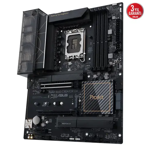 Asus ProArt B660-Creator D4 Intel B660 Soket 1700 DDR4 5333(OC)MHz ATX Anakart