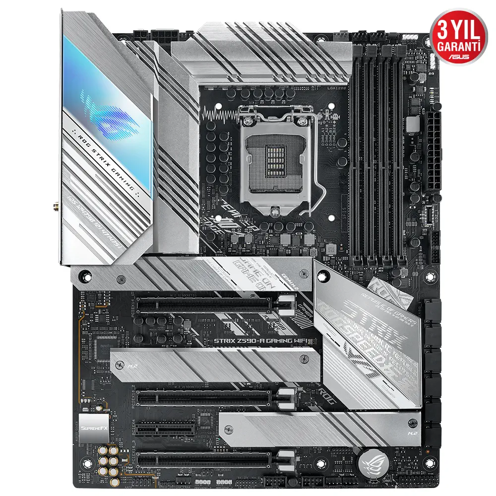 Asus ROG Strix Z590-A Gaming WIFI Intel Z590 Soket 1200 DDR4 5333(OC)MHz ATX Gaming (Oyuncu) Anakart