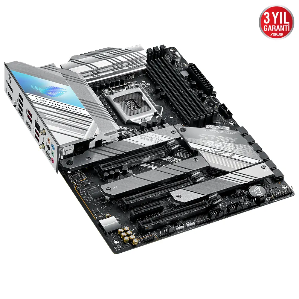 Asus ROG Strix Z590-A Gaming WIFI Intel Z590 Soket 1200 DDR4 5333(OC)MHz ATX Gaming (Oyuncu) Anakart