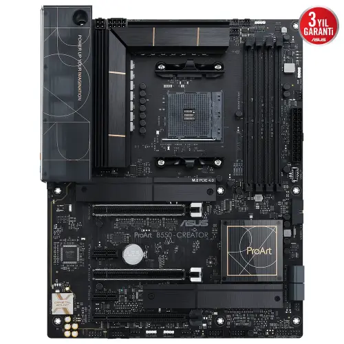 ASUS ProArt B550-Creator AMD B550 Soket AM4 DDR4 4866(OC)MHz ATX Anakart