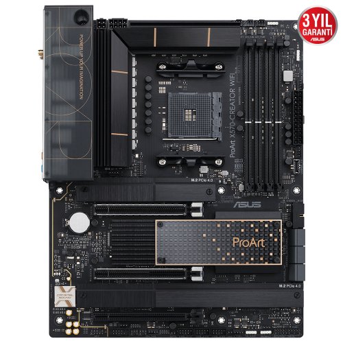 Asus ProArt X570-Creator WiFi AMD X570 Soket AM4 DDR4 5100(OC)MHz ATX Anakart