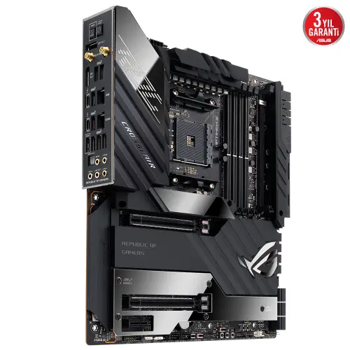 Asus ROG Crosshair VIII Extreme AMD X570 Soket AM4 DDR4 5100(OC)MHz E-ATX Gaming (Oyuncu) Anakart