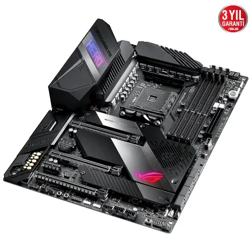 Asus ROG Crosshair VIII Hero (WI-FI) AMD X570 Soket AM4 DDR4 4800(OC)MHz ATX Gaming (Oyuncu) Anakart